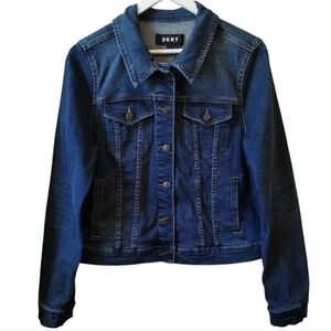DKNY Denim Trucker Jacket Large